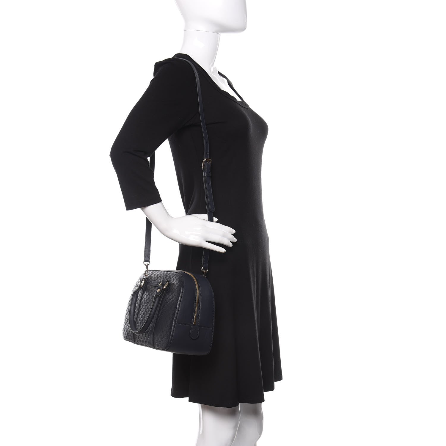 Gucci Microguccissima Medium Crossbody Bag Blue 2 of 10
