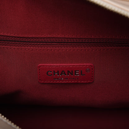 Chanel Aged Calfskin Quilted Medium Gabrielle Hobo Beige Black 6 of 8