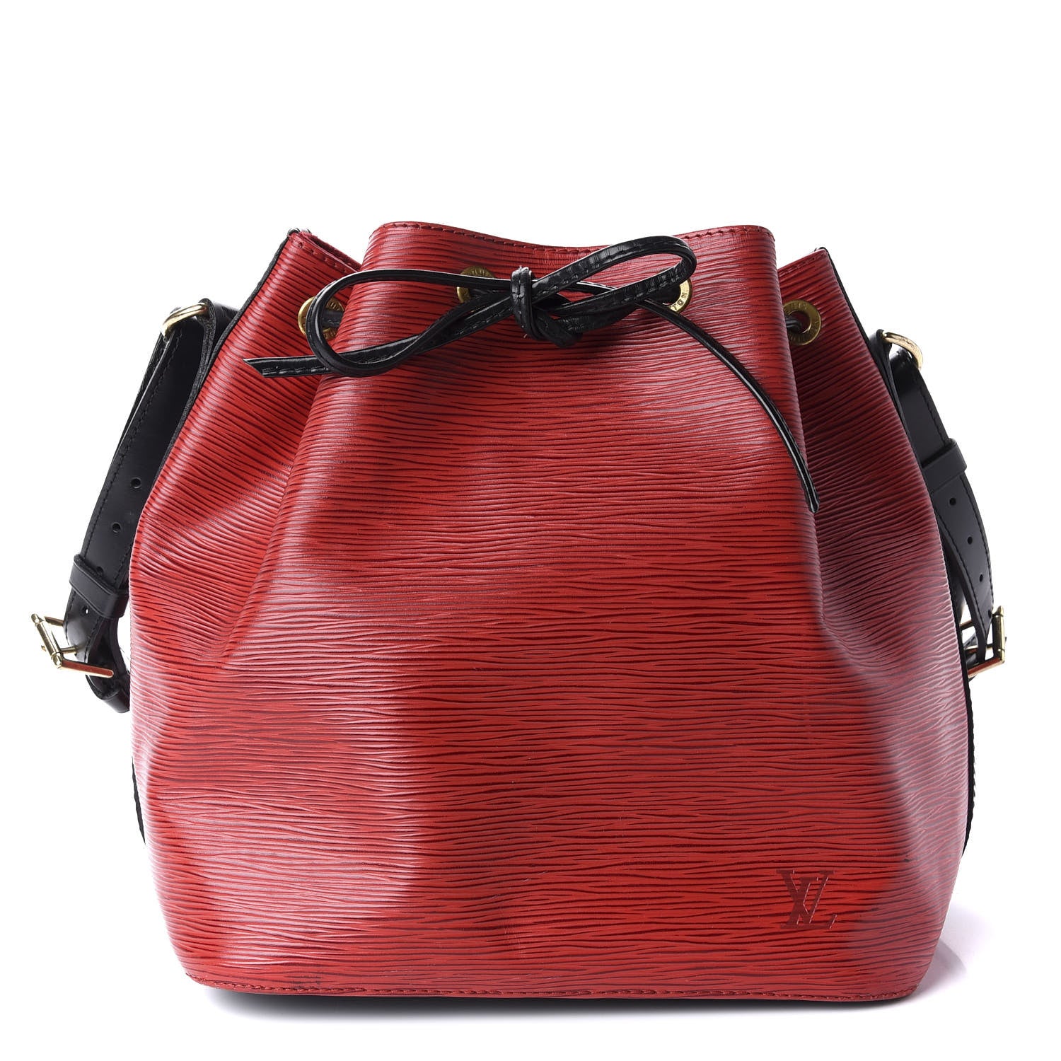 Louis Vuitton Epi Petit Noe Red Black 1 of 9