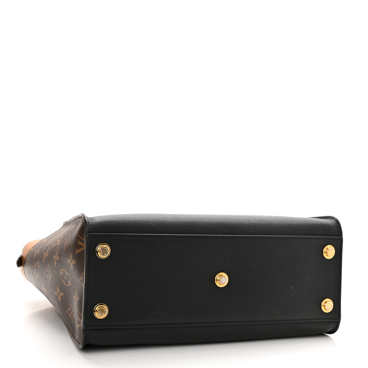 Louis Vuitton Calfskin Monogram On My Side Black 4 of 11
