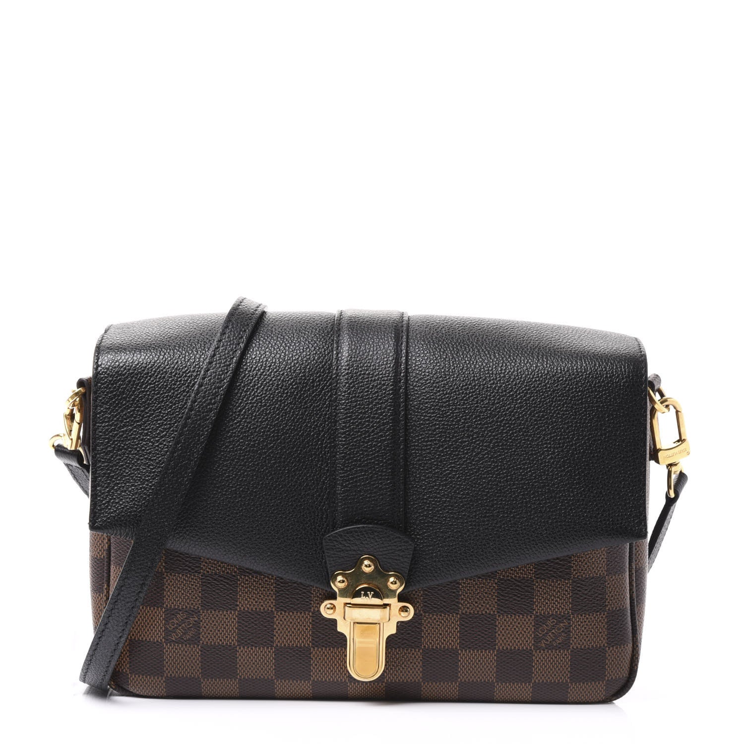 Louis Vuitton Damier Ebene Clapton Black 1 of 9