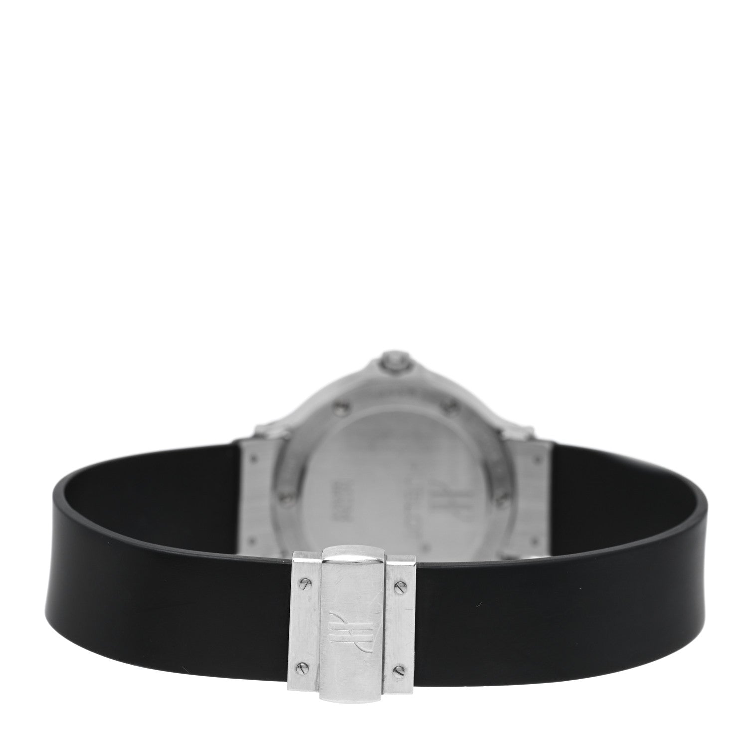 Hublot Stainless Steel Rubber Diamond Bezel 28mm Classic MDM Quartz Watch Burgundy 1393.5.014 3 of 4