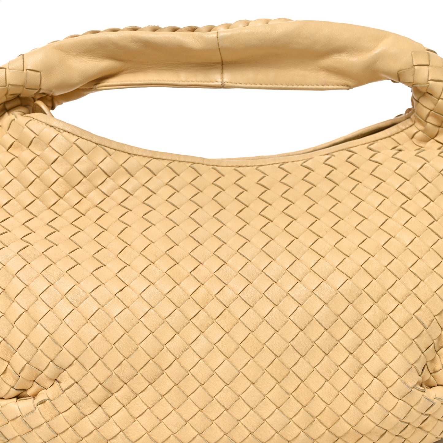 Nappa Intrecciato Medium Belly Veneta Hobo Banane