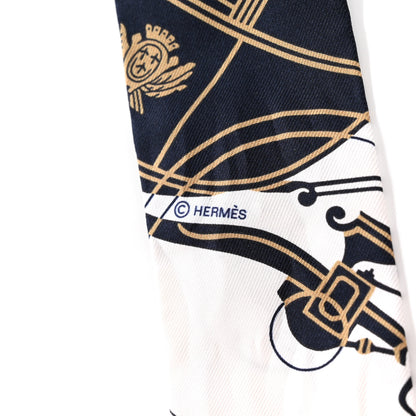 Hermes Silk Washington's Carriage Twilly 4 of 6
