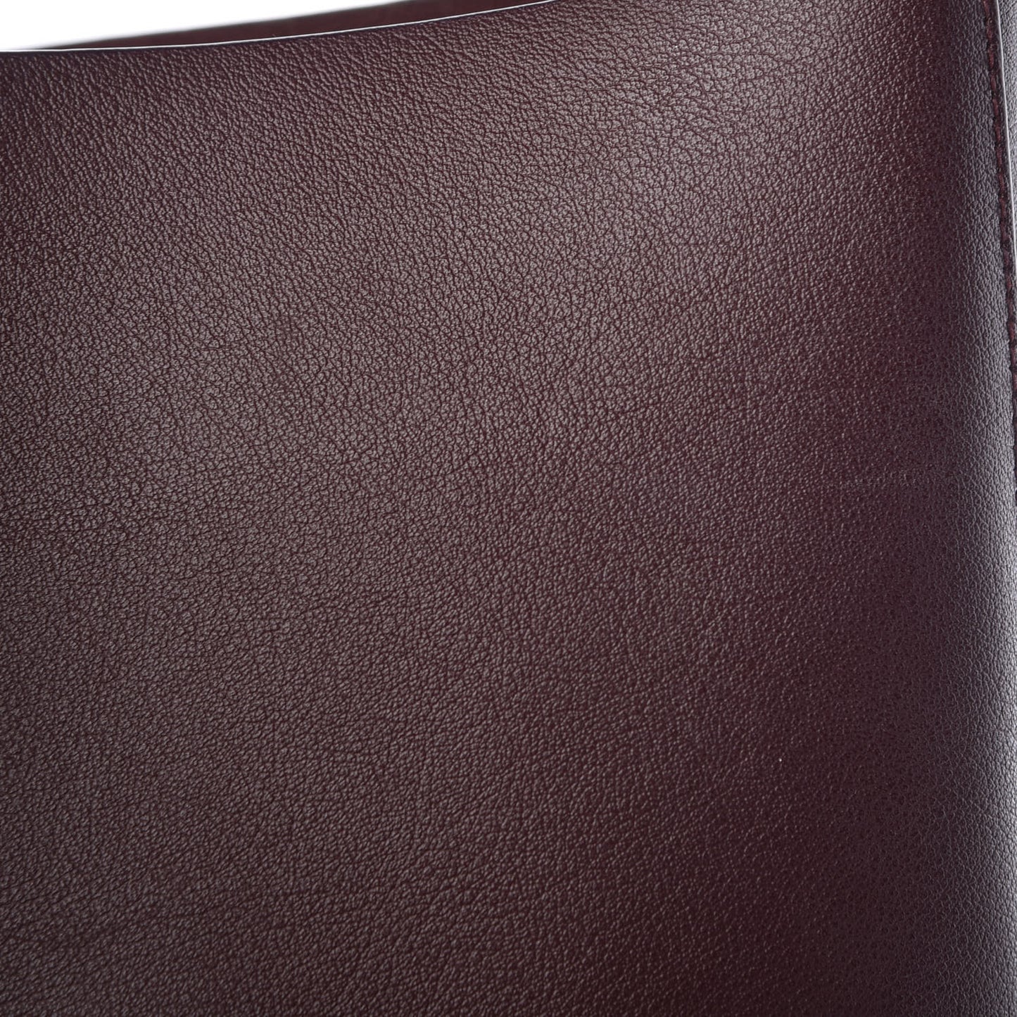 Calfskin Large Shopping Tote Bordeaux
