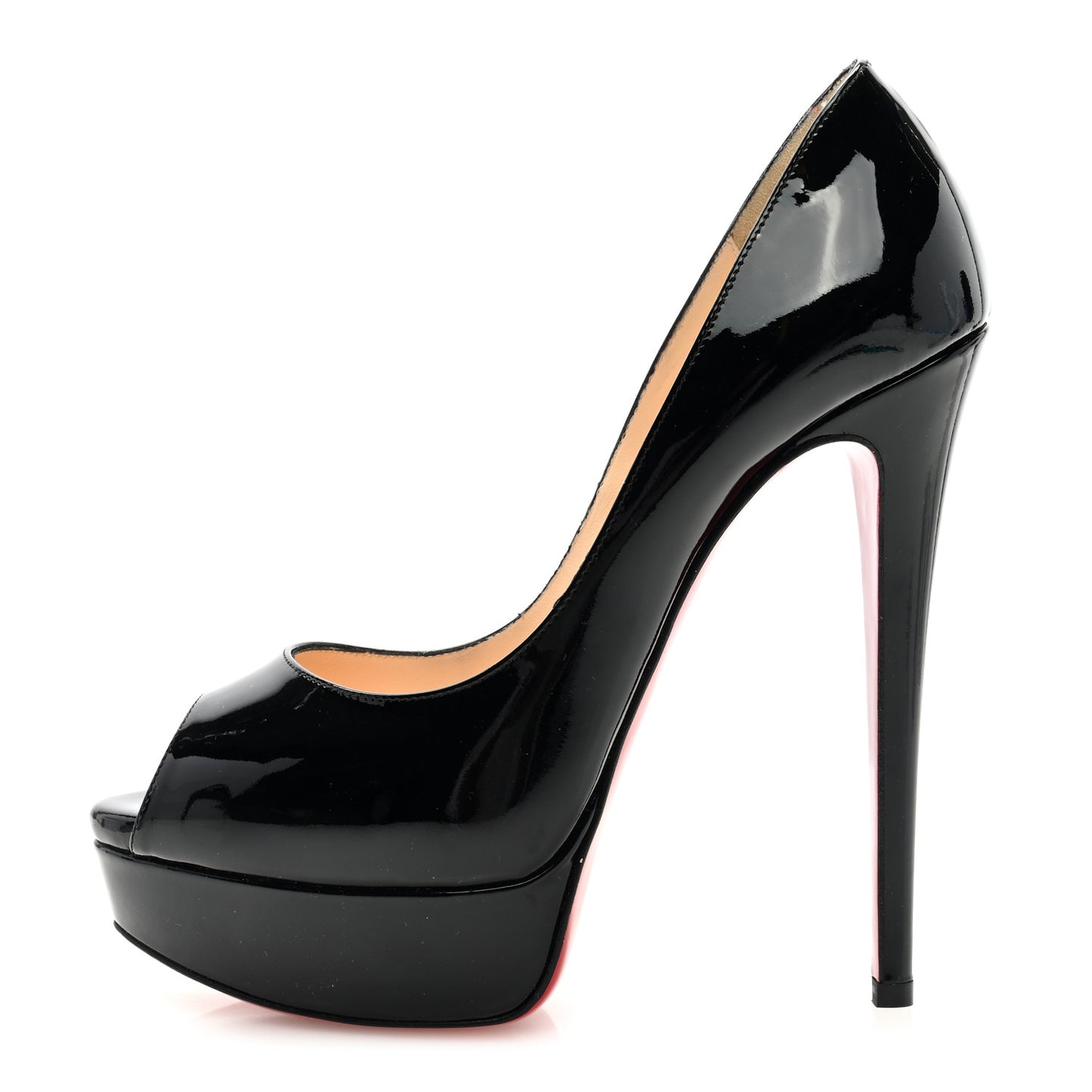 Patent Lady Peep 150 Pumps 37 Black