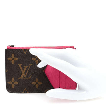 Louis Vuitton Monogram Calfskin Coin Card Holder Rose 2 of 6