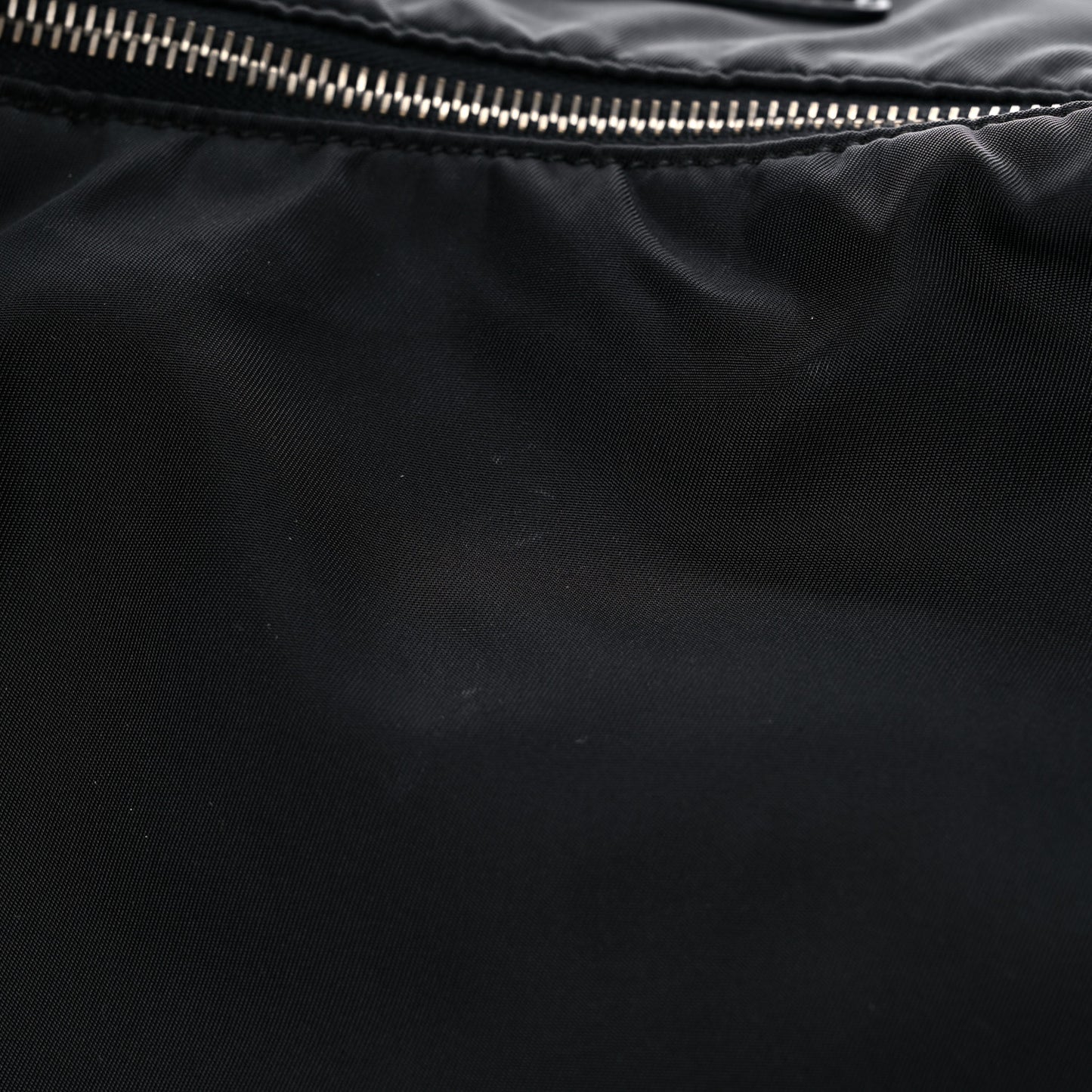 Tessuto Nylon Saffiano Hobo Black