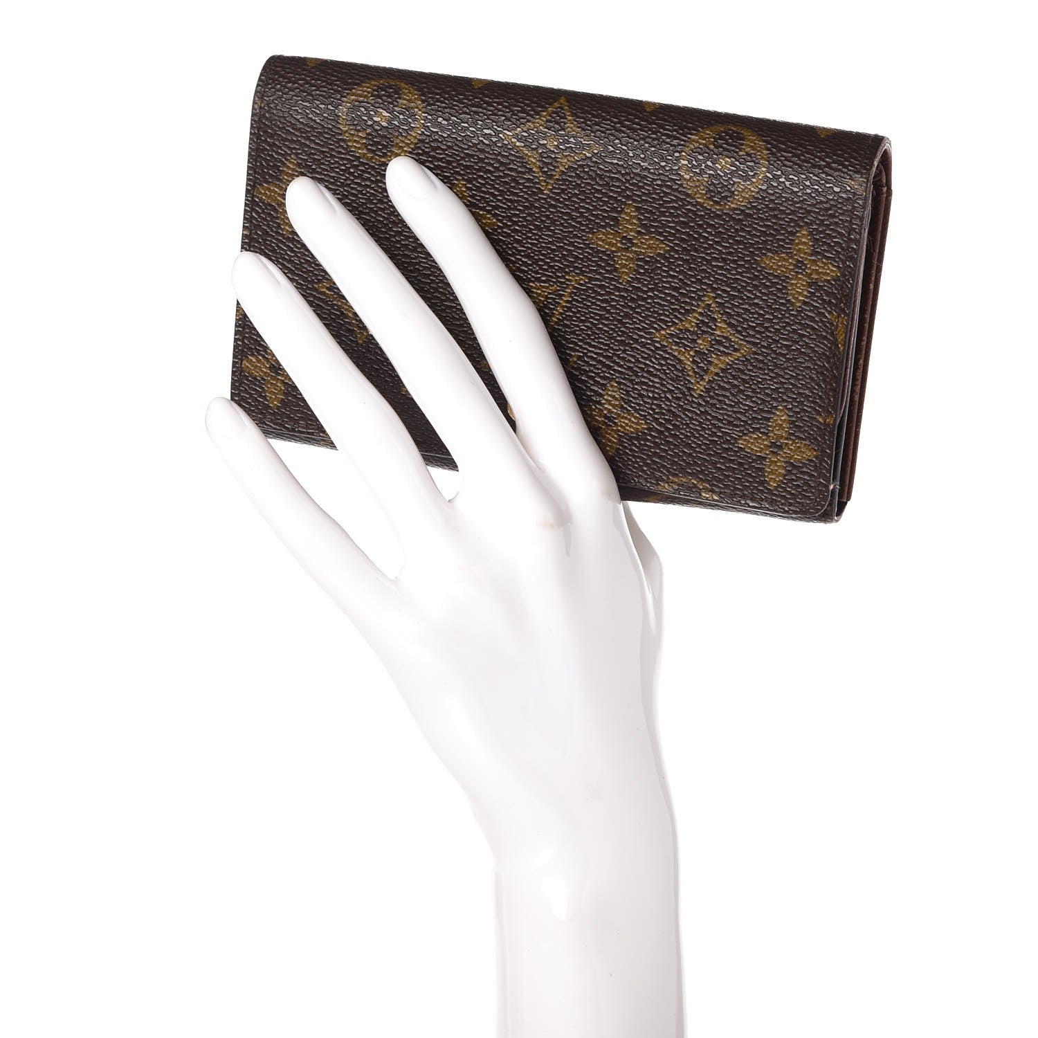 Louis Vuitton Monogram Porte-Monnaie Tresor Wallet 2 of 9