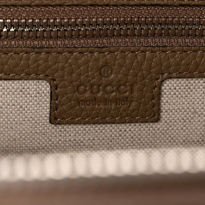 Gucci Piuma Calfskin Jumbo GG Embossed Large Duffle Bag Good Taupe 5 of 10