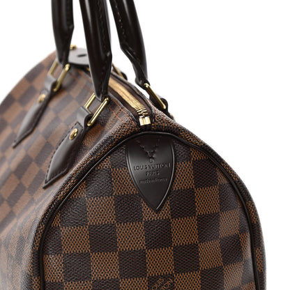 Louis Vuitton Damier Ebene Speedy 25 6 of 10