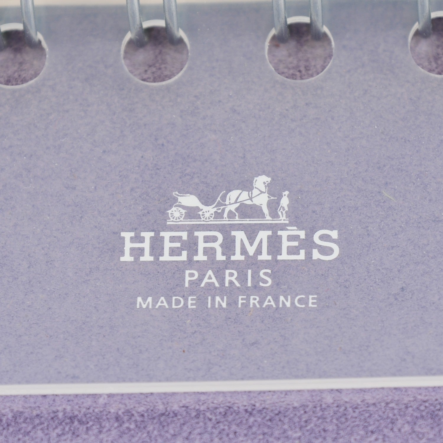 Hermes Taurillon Clemence Ulysse MM Notebook Cover Iris 10 of 10