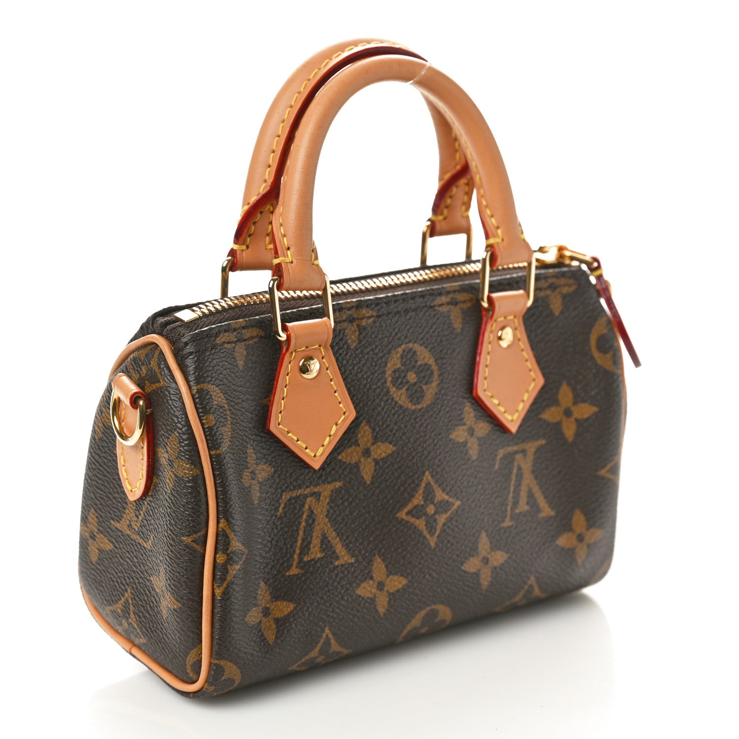 Louis Vuitton Monogram Nano Speedy Bandouliere 2 of 9