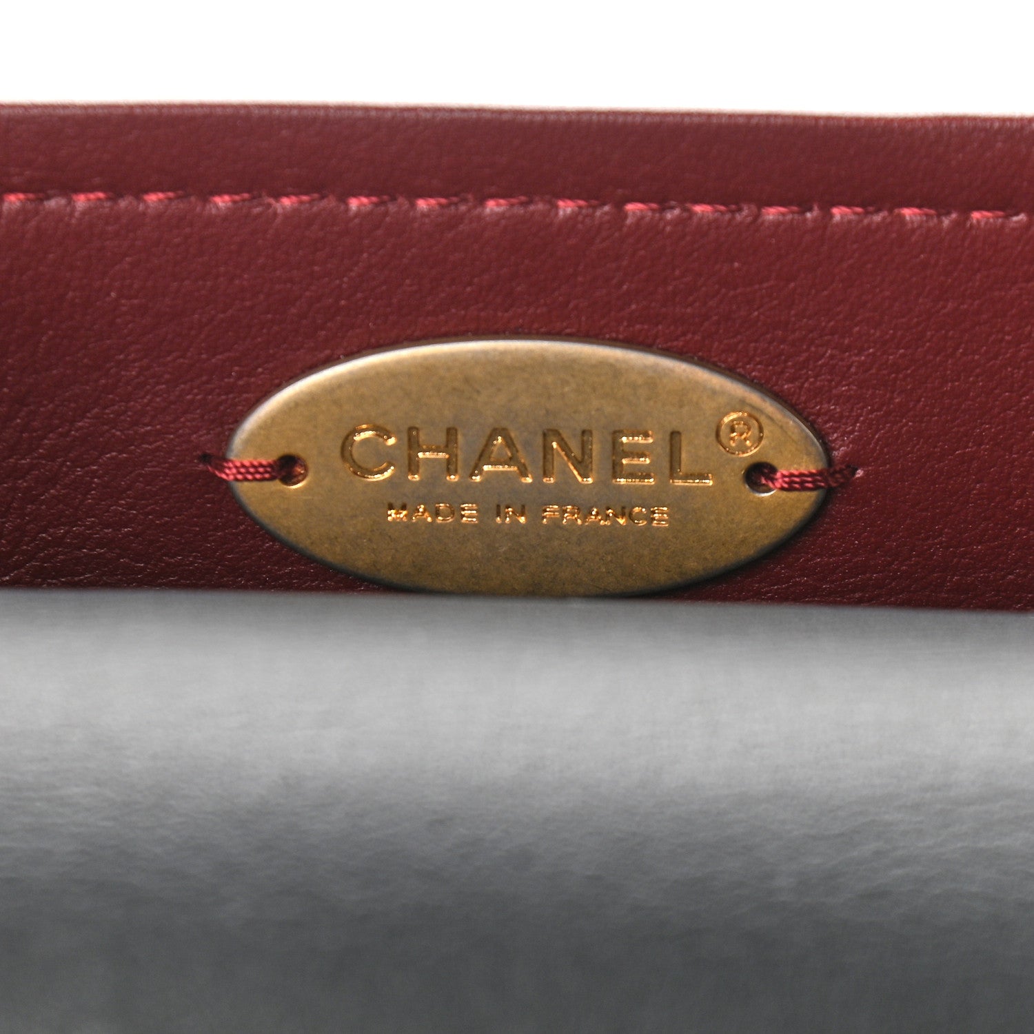 Chanel Bullskin Stitched Bi-Color Medium Shopping Tote Black 5 of 8