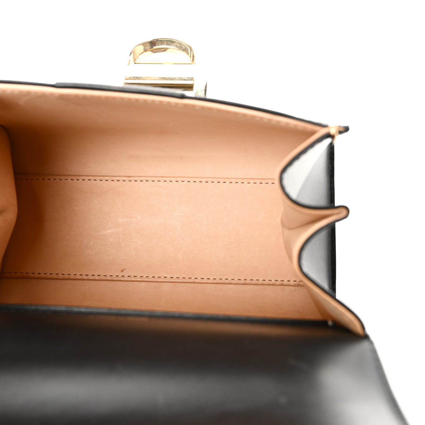 Box Calfskin Mini Brillant Satchel Black