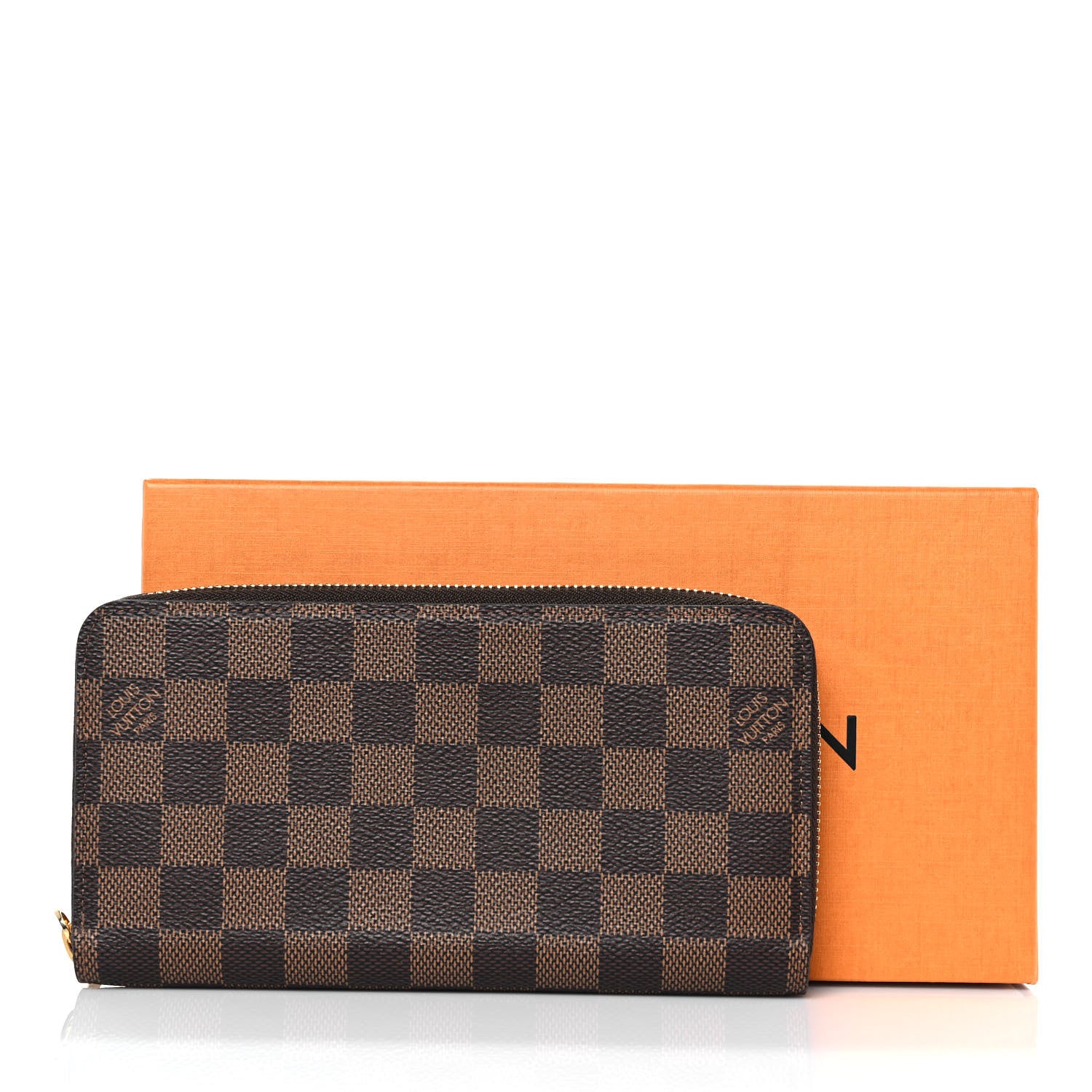 Louis Vuitton Damier Ebene Zippy Wallet Rose Ballerine 9 of 9