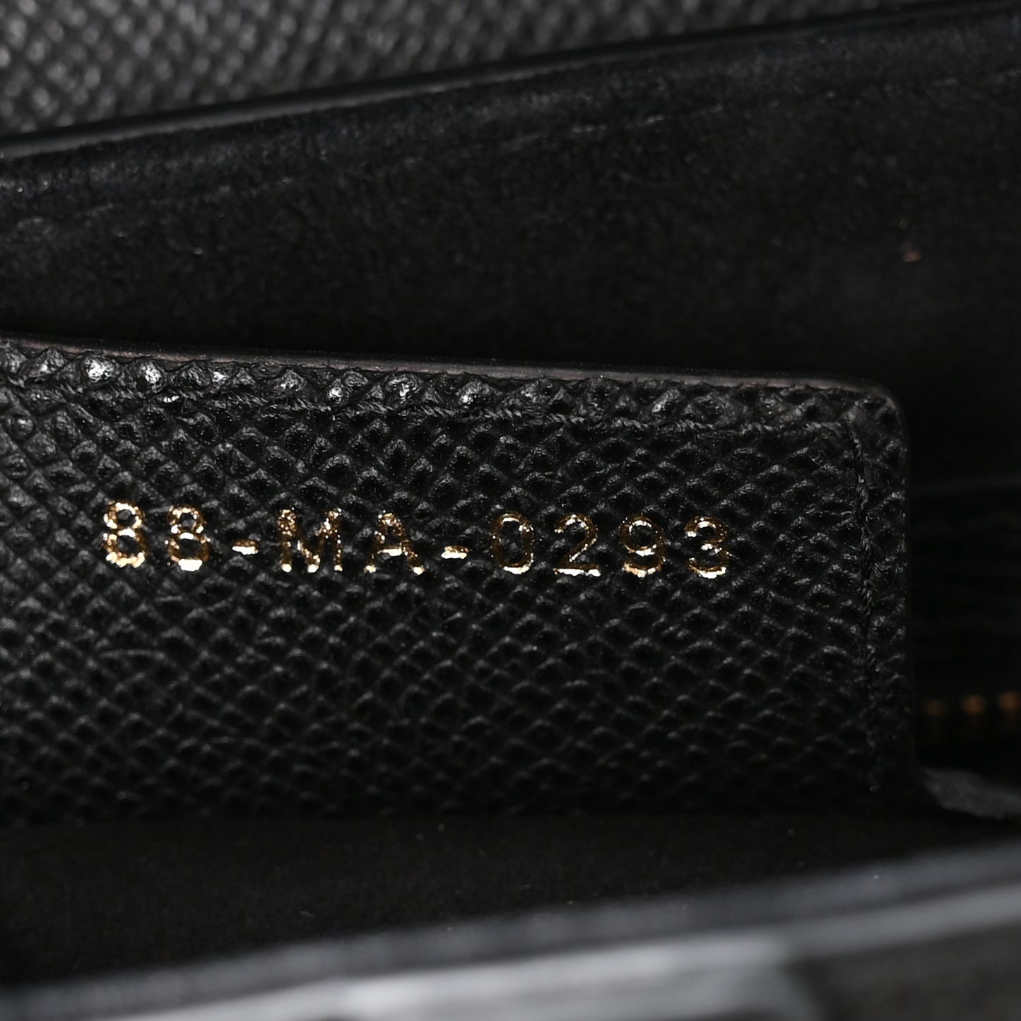 Grained Calfskin Saddle Bag With Strap Black