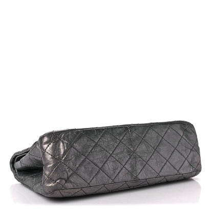 Chanel Metallic Aged Calfskin Quilted 2.55 Reissue 226 Flap Silver 5 of 8