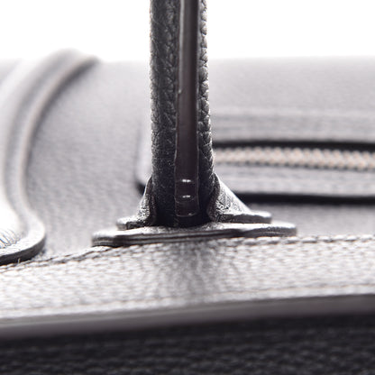 Celine Drummed Calfskin Nano Luggage Black 9 of 16