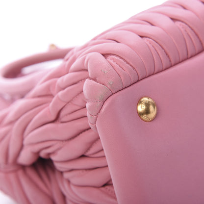 Miu Miu Nappa Matelasse Tote Loto 8 of 14