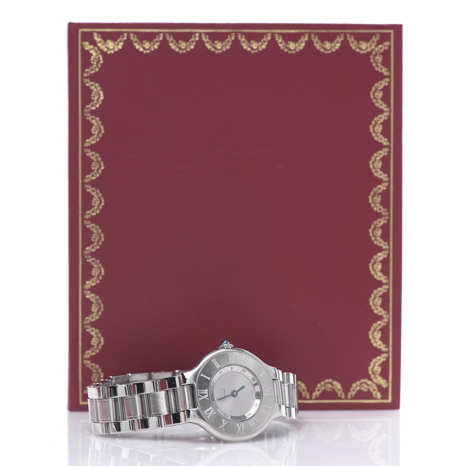 Cartier Stainless Steel 28mm Must De 21 Quartz Watch 10 of 10