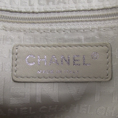 Chanel Leather Contrast Stitch Drawstring Tote 9 of 13
