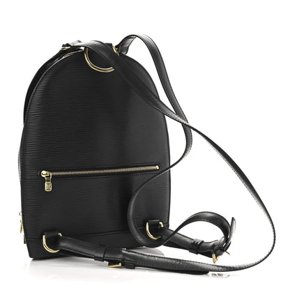 Louis Vuitton Epi Mabillon Backpack Black 3 of 14