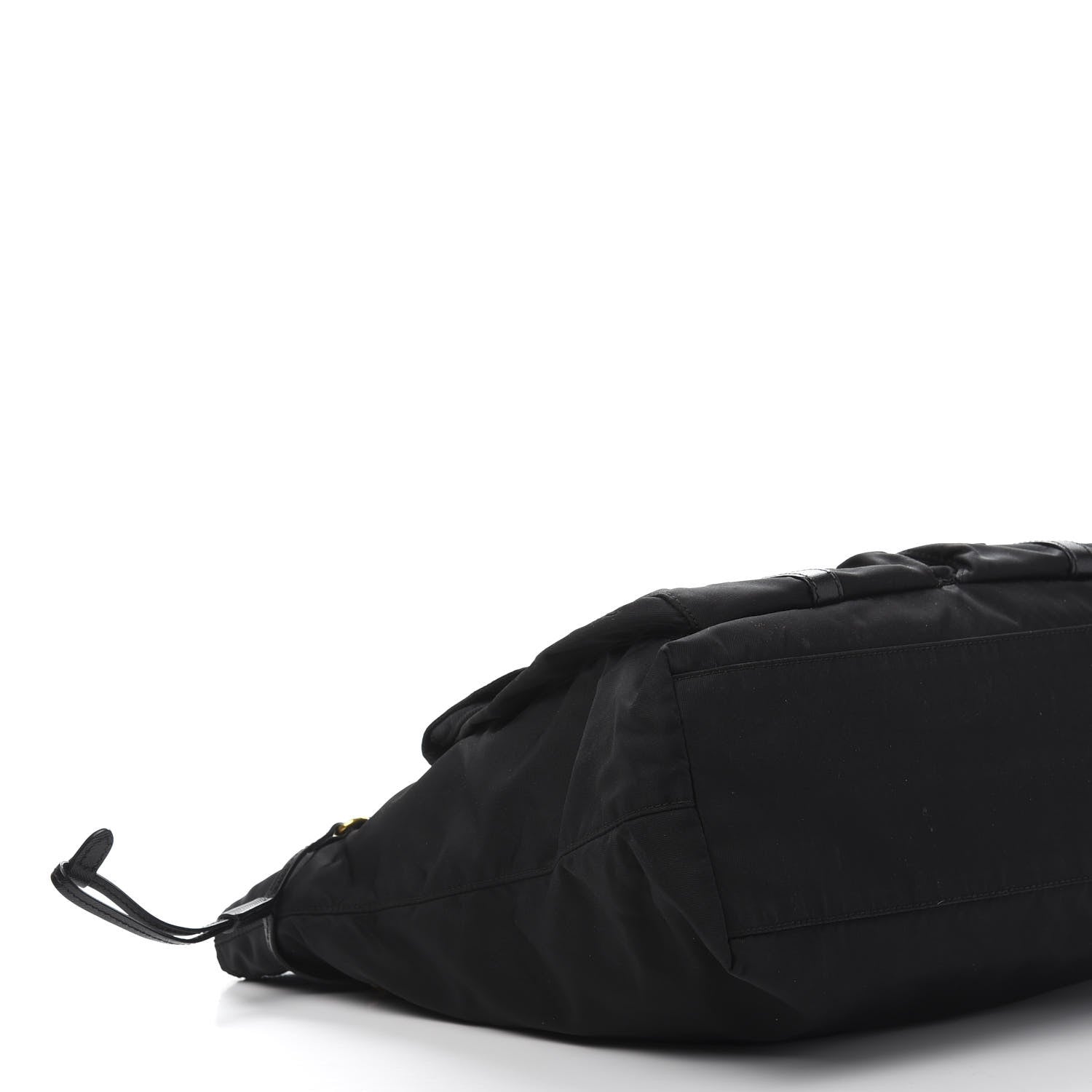 Prada Nylon Saffiano Front Pocket Tote Black 9 of 12