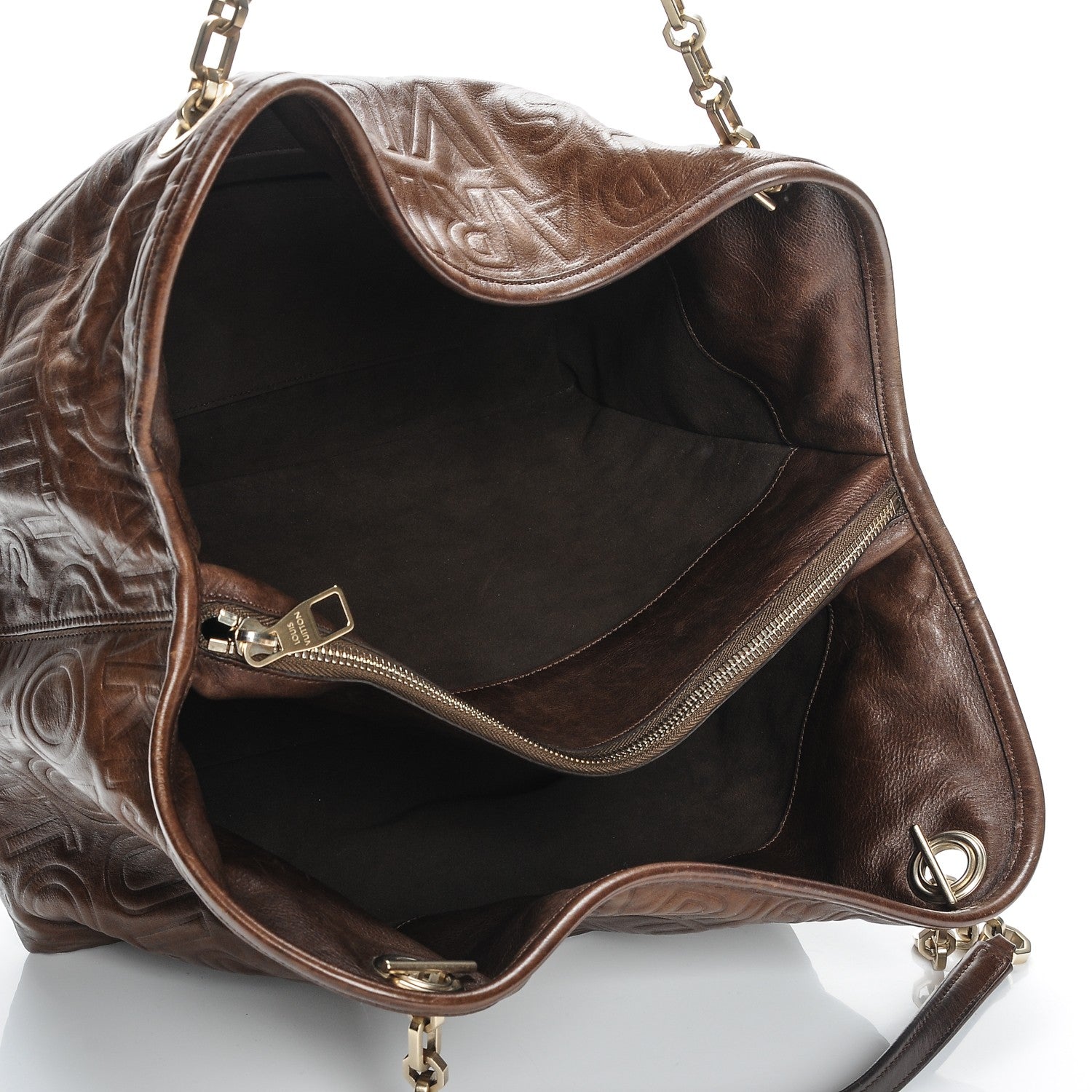 Louis Vuitton Monogram Paris Souple Whisper PM Chocolate 6 of 7