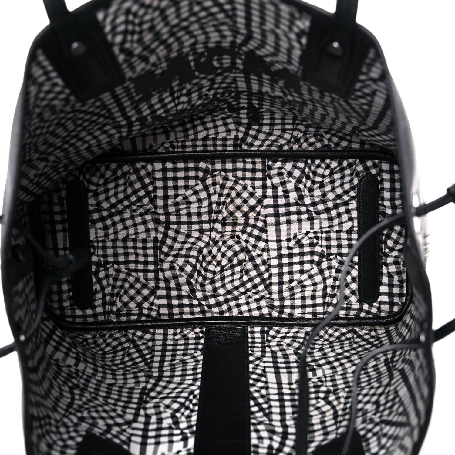 MCM Visetos Medium Liz Reversible Shopper Tote Black 8 of 21
