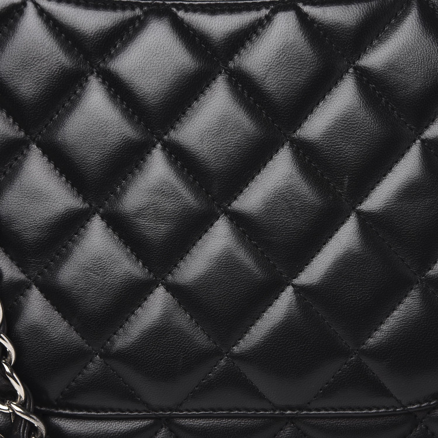 Chanel Lambskin Quilted Maxi Single Flap Black 16 of 16
