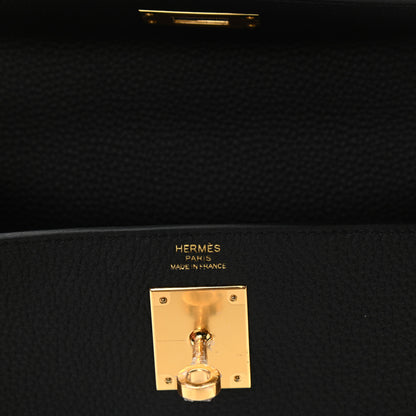 Hermes Togo Kelly Retourne 28 Black 6 of 11