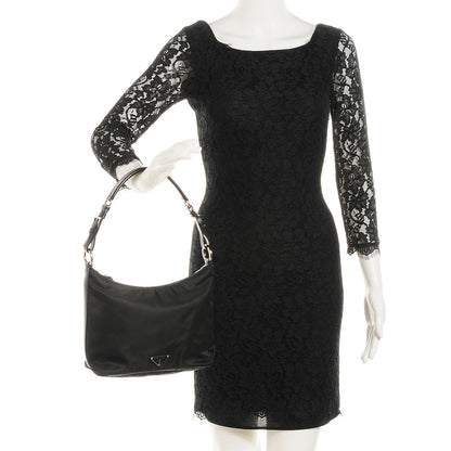 Prada Tessuto Nylon Shoulder Bag Nero Black 2 of 10