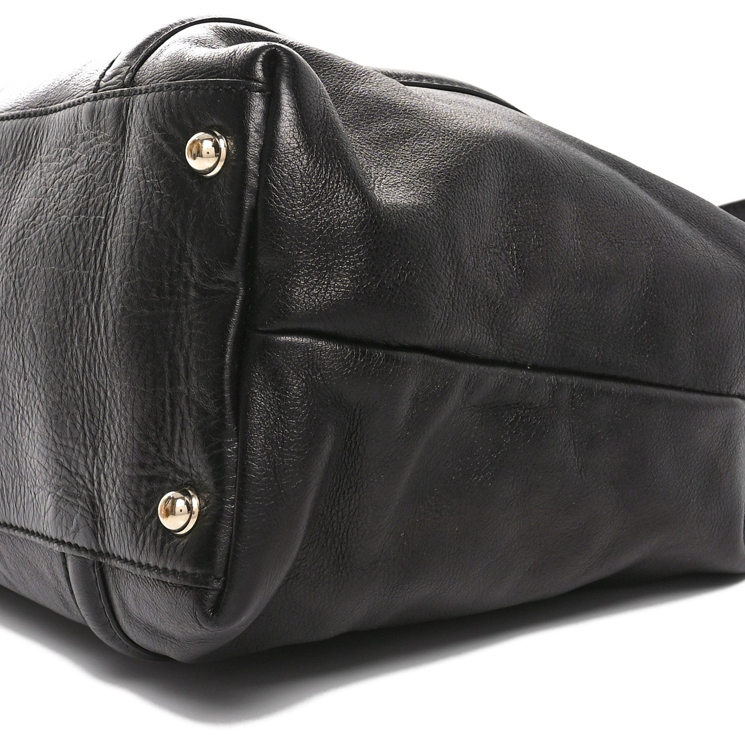 Gucci Calfskin Medium Britt Tote Black 10 of 10