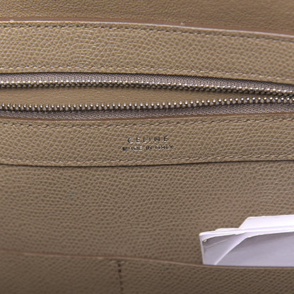 Celine Grained Calfskin Medium Horizontal Cabas Phantom Taupe 5 of 15