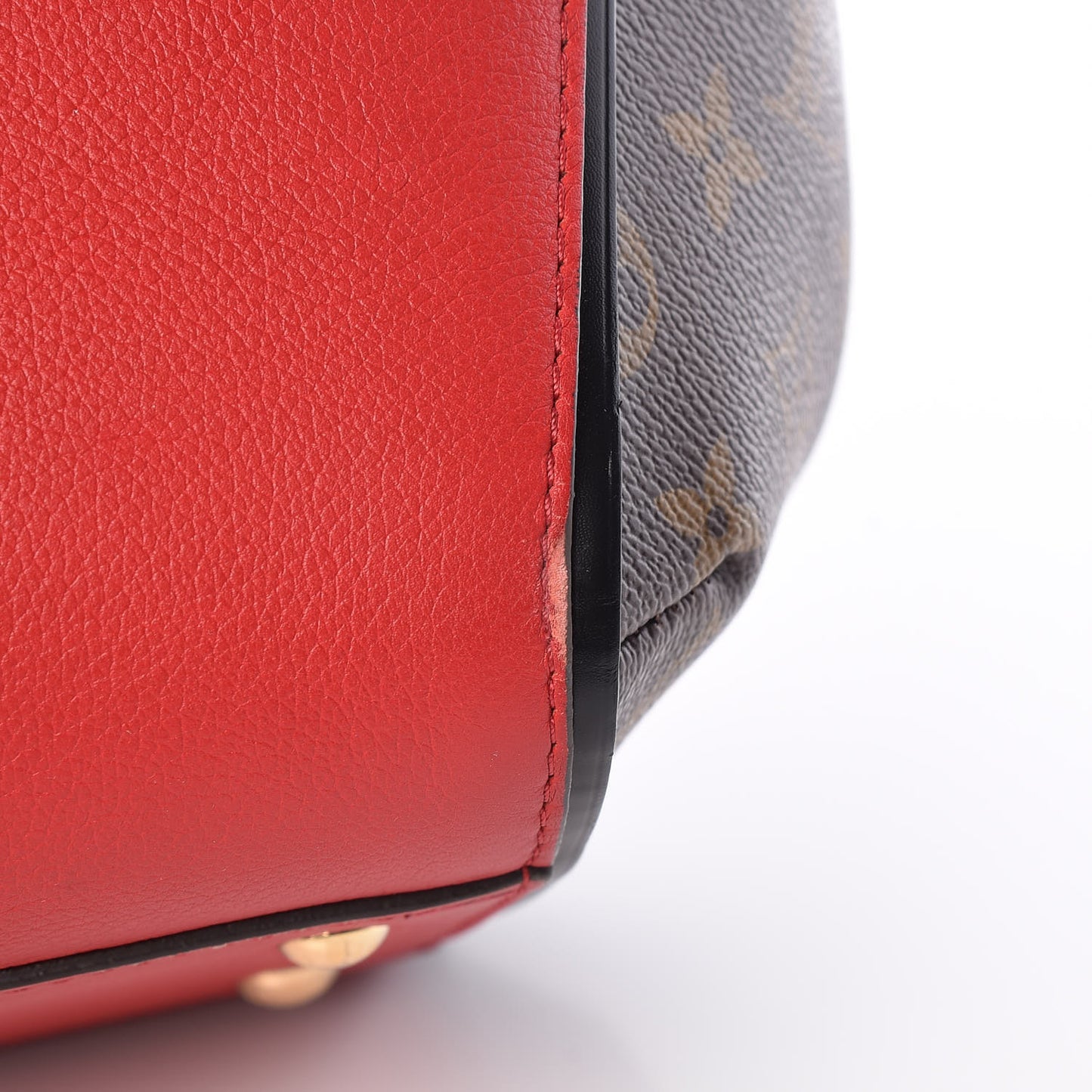 Calfskin Monogram Kimono Tote Cherry