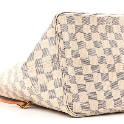 Louis Vuitton Damier Azur Neo Neverfull GM Rose Ballerine 7 of 9