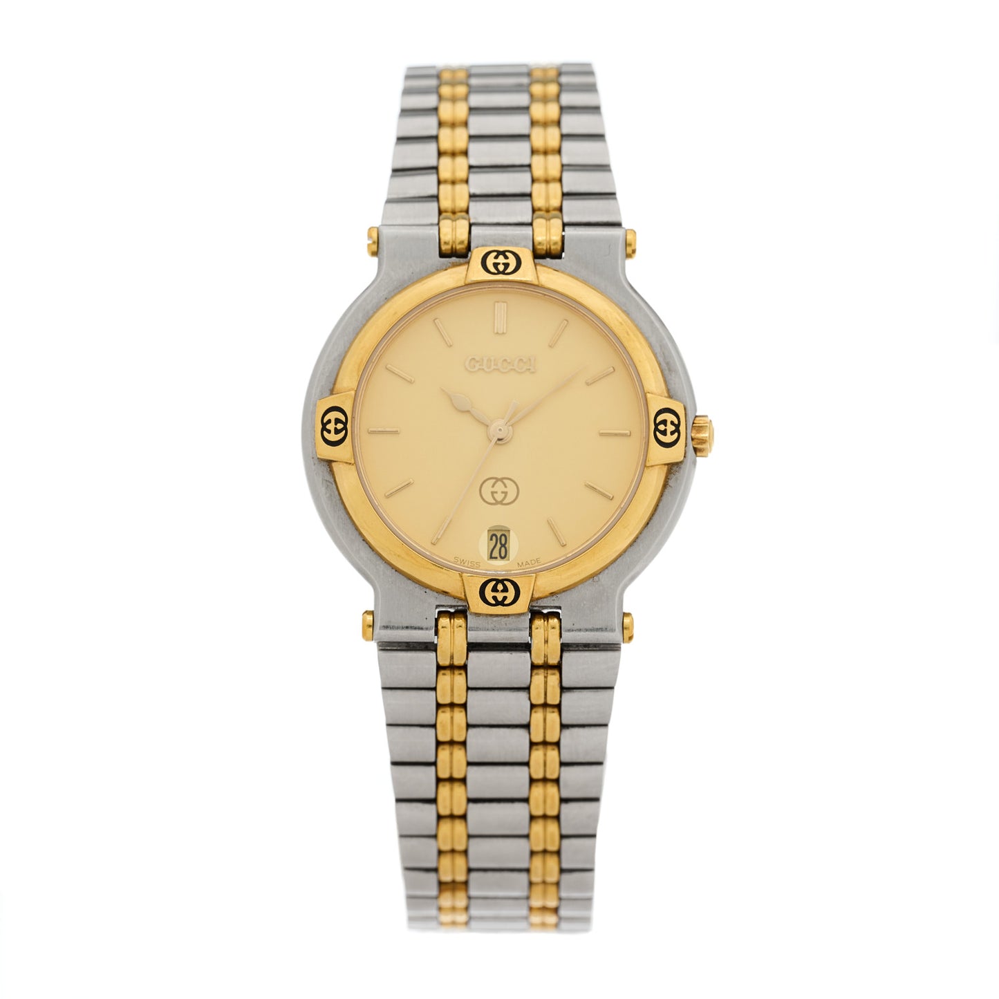 Stainless Steel 32mm 9000M Quartz Watch Gold