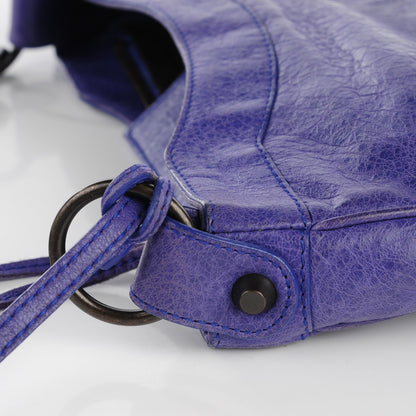Balenciaga Agneau Classic Hardware Hip Bleu Lavande 10 of 11