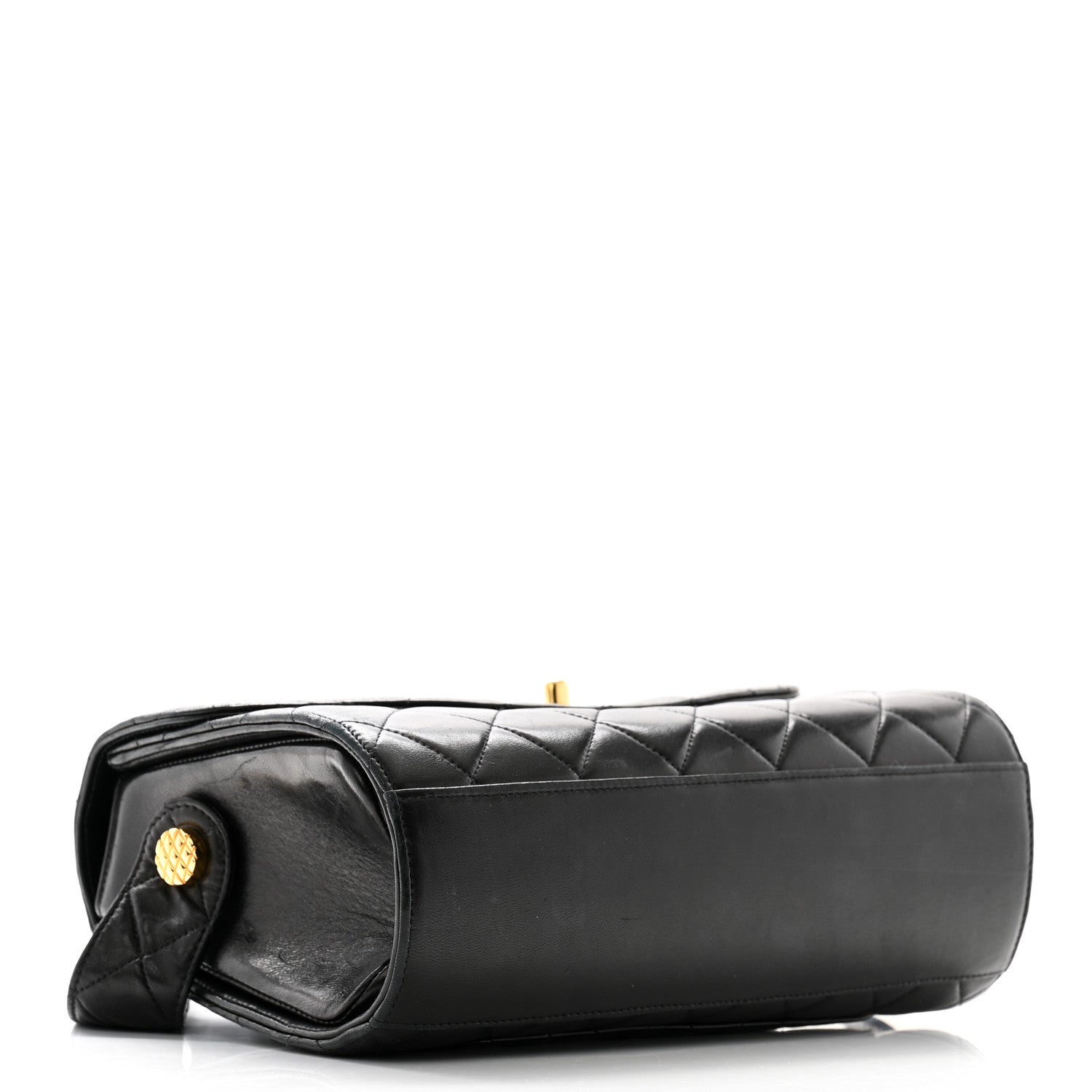 Chanel Lambskin Quilted CC Flap Shoulder Bag Black 4 of 13