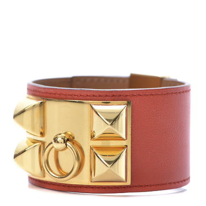 Hermes Swift Collier de Chien CDC Bracelet L Capucine 1 of 9