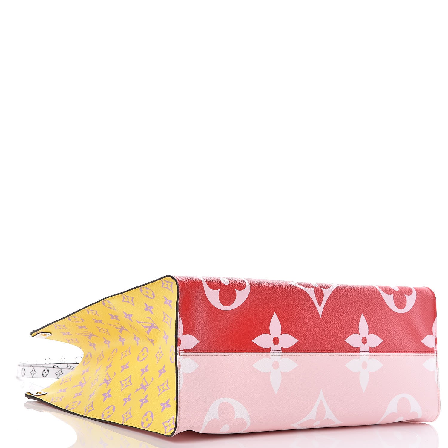 Louis Vuitton Monogram Giant Onthego GM Rouge Rose 4 of 9