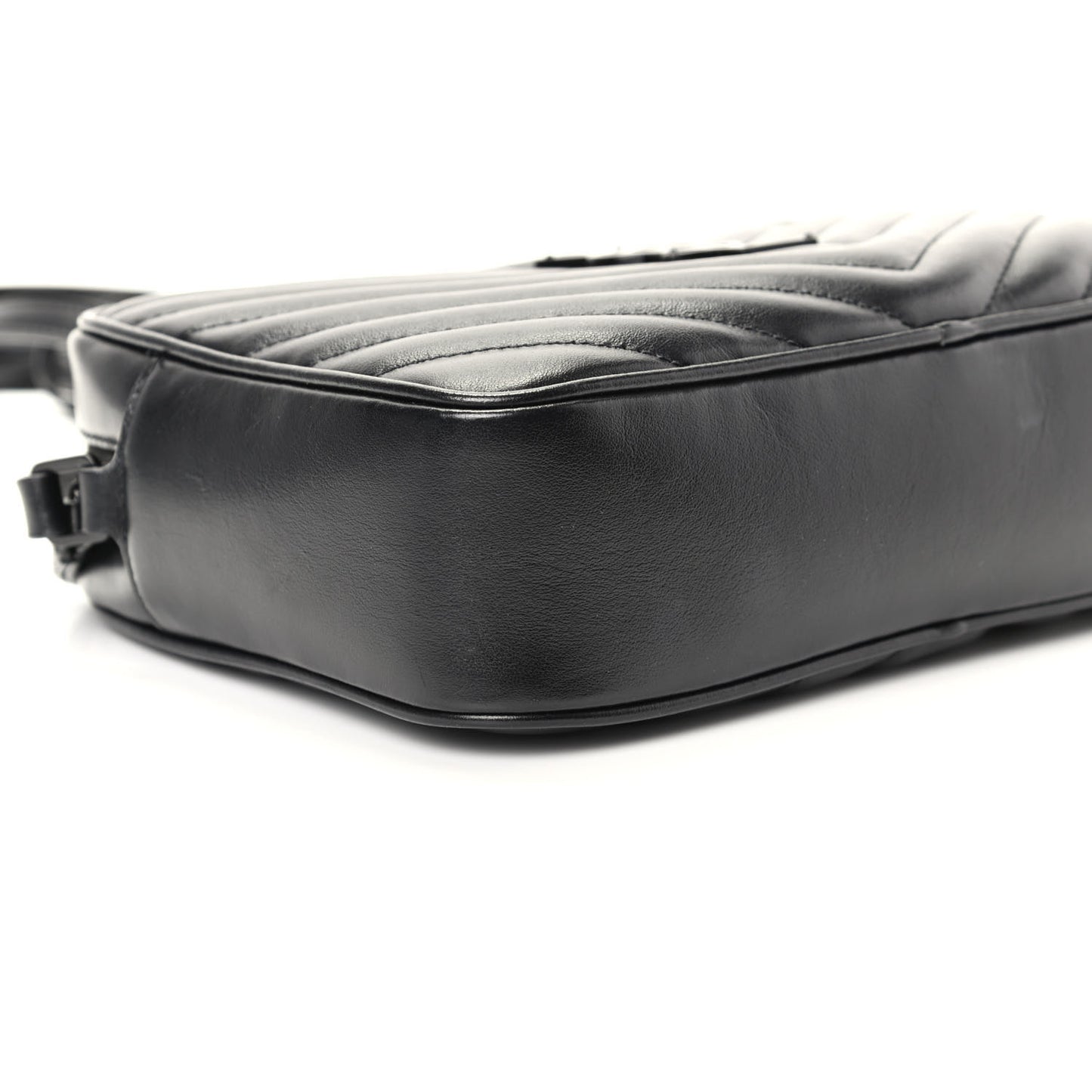 Calfskin Matelasse Monogram Lou Camera Bag Black