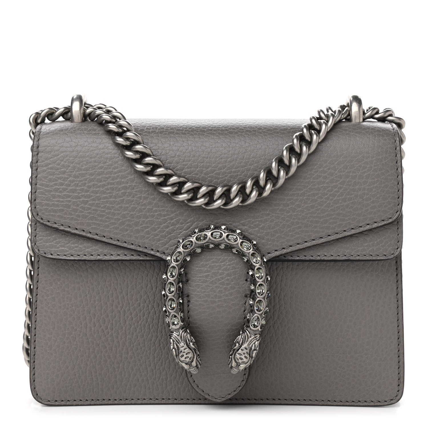 Gucci Calfskin Mini Dionysus Shoulder Bag Dusty Grey 1 of 11