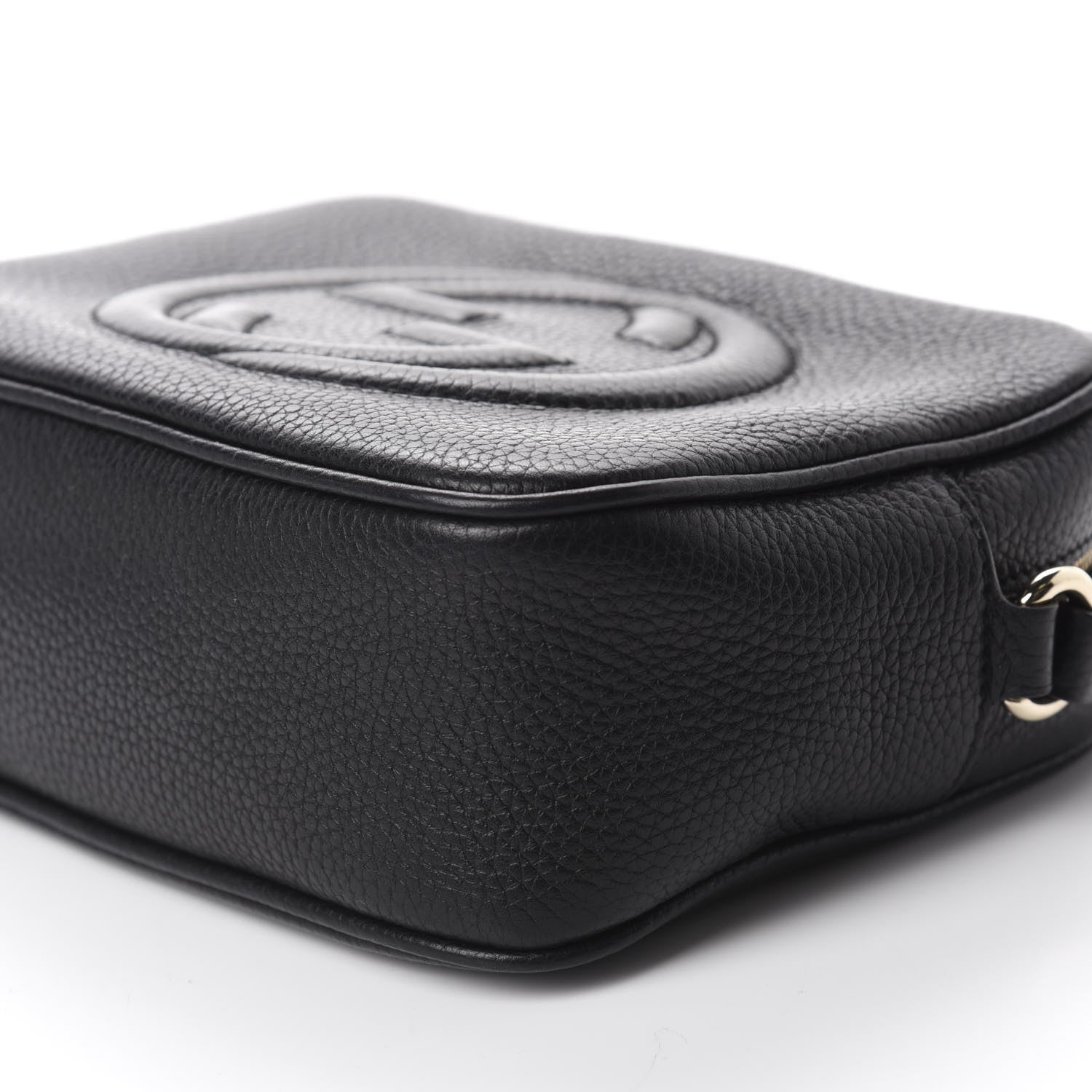 Gucci Pebbled Calfskin Small Soho Disco Bag Black 9 of 12