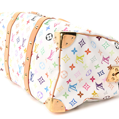 Louis Vuitton Monogram Multicolor Keepall 45 White 9 of 9
