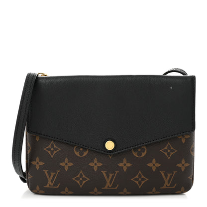 Louis Vuitton Monogram Twice Pochette Black 1 of 11