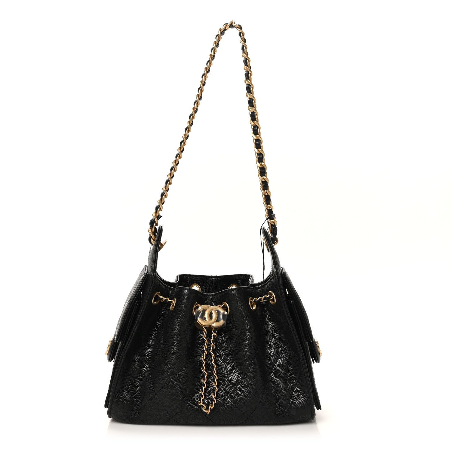 Chanel Caviar Quilted Mini Chanel 25 Handbag Black 1 of 11
