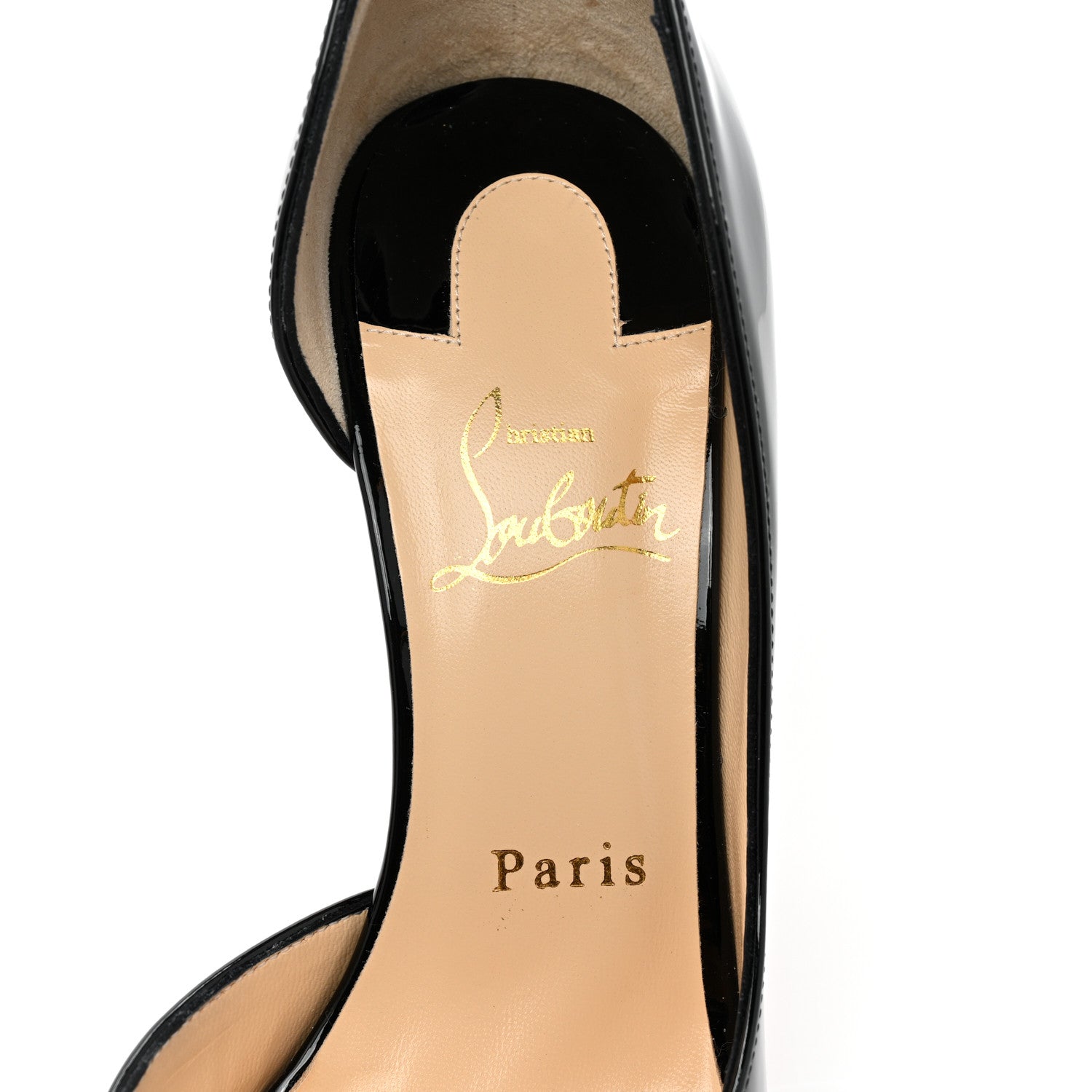 Christian Louboutin Patent Iriza 100 Pumps 37 Black 7 of 14