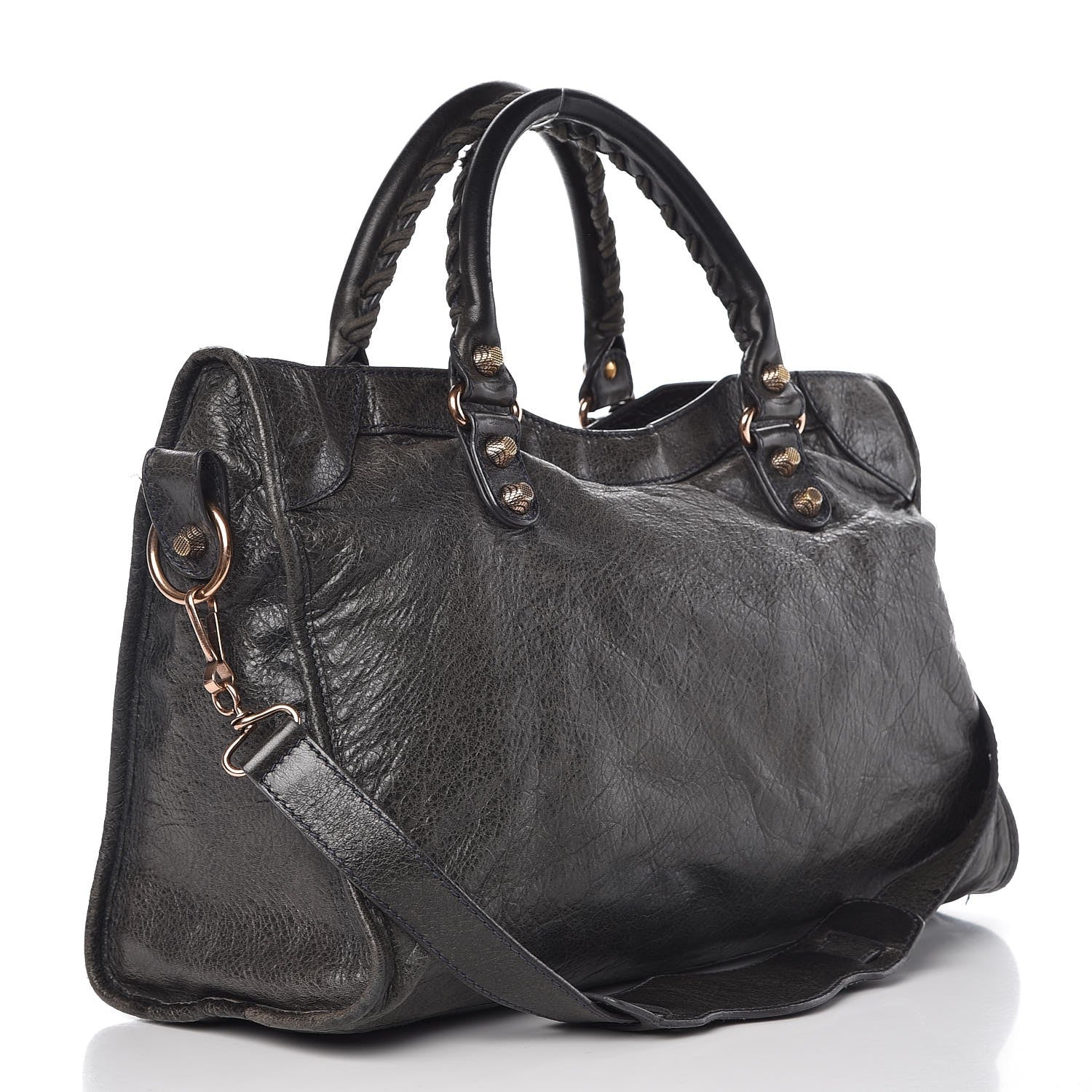 Balenciaga Agneau Giant 12 Rose Gold Hardware City Anthracite 4 of 10